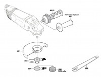 Bosch 3 601 H83 M00 Gws 24-180 Jh Angle Grinder 230 V / Eu Spare Parts